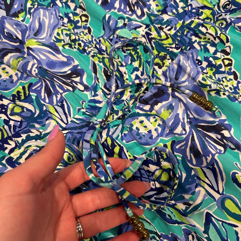 NWOT Lilly Pulitzer Paulina jumpsuit in Bennet blue - Picture 4 of 5